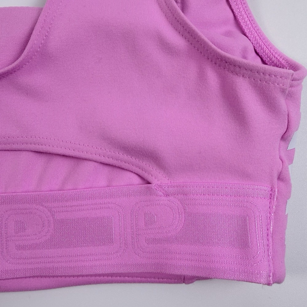 Victoria's Secret Pink Ultimate Sports Squareneck Bra Color Pink Racing S NWT - Picture 4 of 5